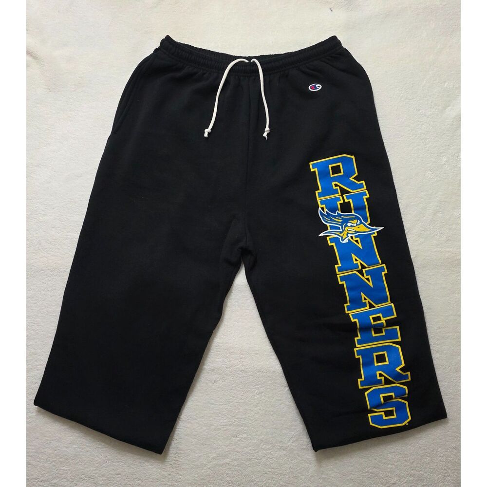 Vintage Champion Black Joggers, Bluebird Runners - Eco-friendly